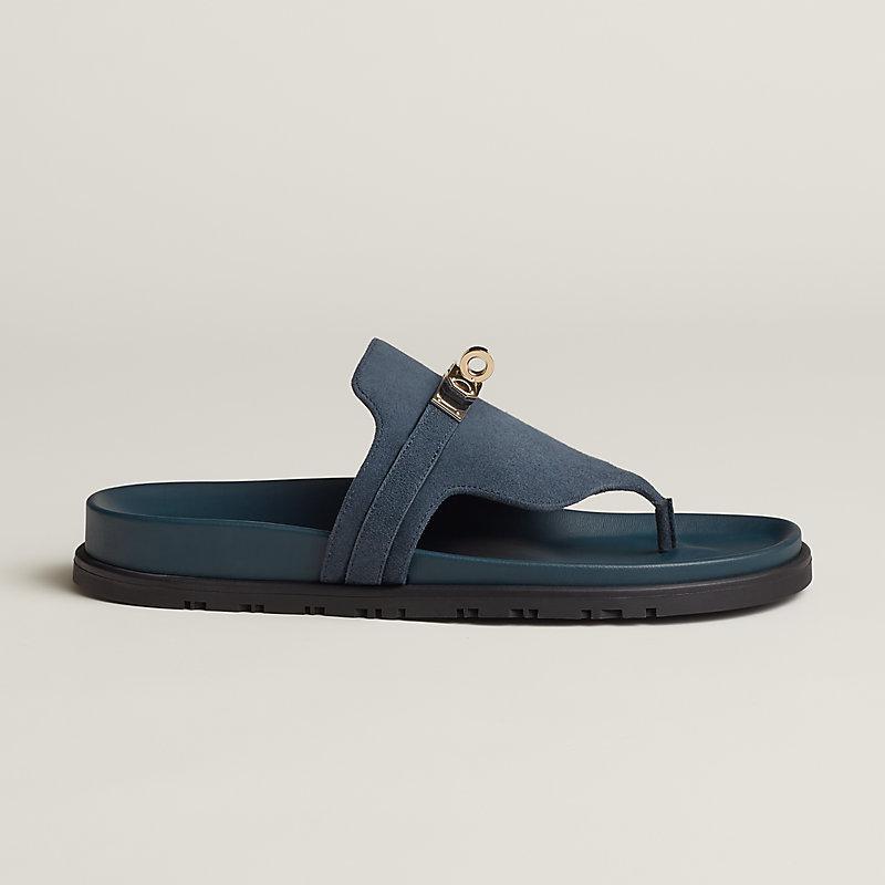 Dép Hermes Empire Sandal Nữ Xanh Navy